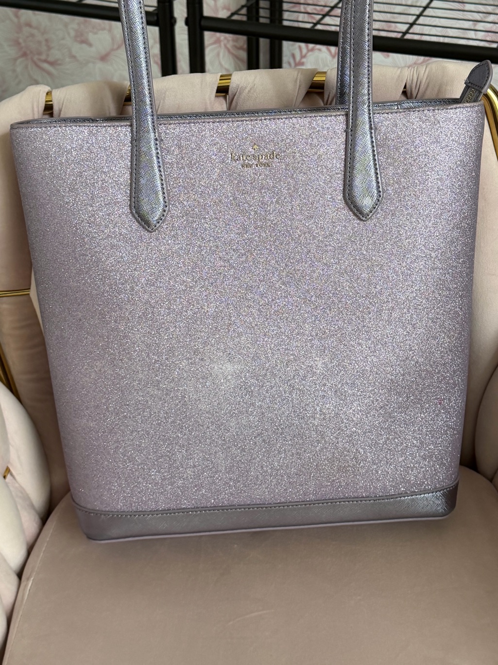 Kate Spade New York Tinsel Tote In Lilac Frost